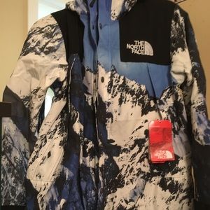 Supreme x the north face mountain parka jacket zip